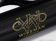 画像3: WISEMAN　シングル・ダブルフルートケース　【カーボンファイバー製】　【カーボンファイバー: Black】　【仕上げ: Gloss Lacquer】　【内装: Green / Red】　【即納可能品】 (3)