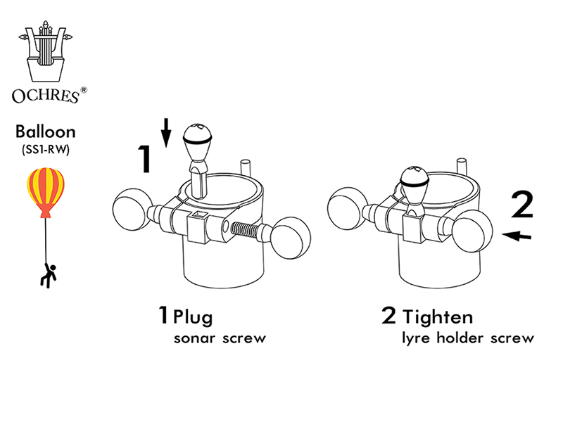 OCHRES サックス用アクセサリー Balloon Sonar Screw - 楽器堂管楽器専門ショップ